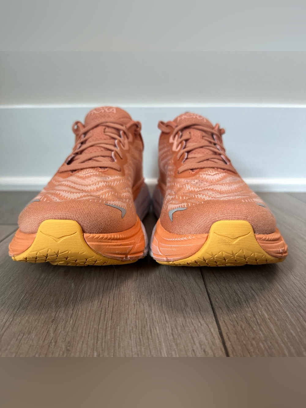 Hoka One One Arahi 6 Womens Size 9.5 Running Shoes Sneakers Sun Baked Orange - Picture 5 of 16